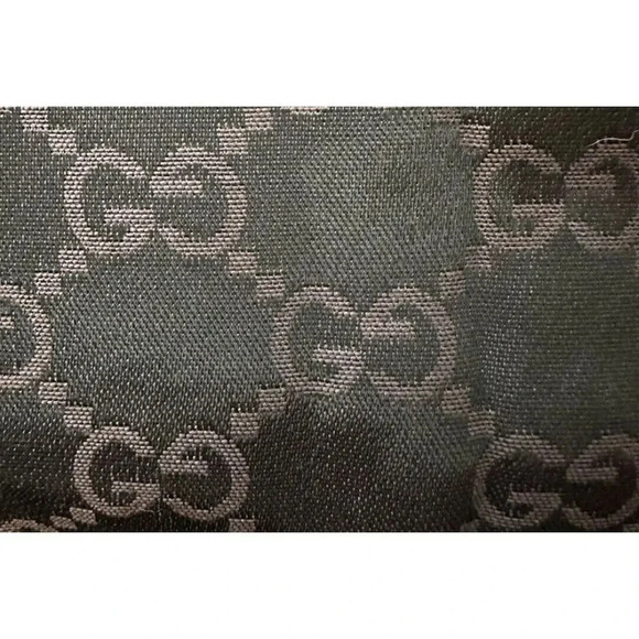 Gucci GG Monogram Drawstring Black Dust Bag Made in Italy - Picture 2 of 4